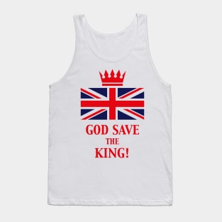 God Save The King! (England / Great Britain / Red) Tank Top